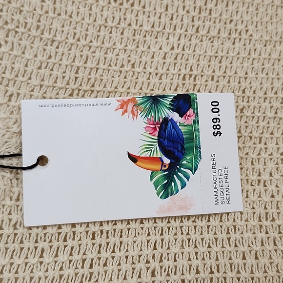 NWT America & Beyond dress / cover up 100% cotton - Picture 9 of 9